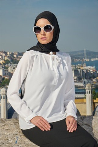 Izraa White Blouse
