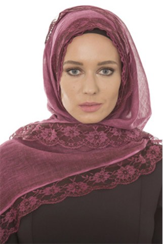 Sheeba Lace Grape Shawl