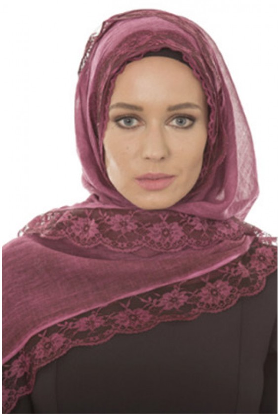 Sheeba Lace Grape Shawl