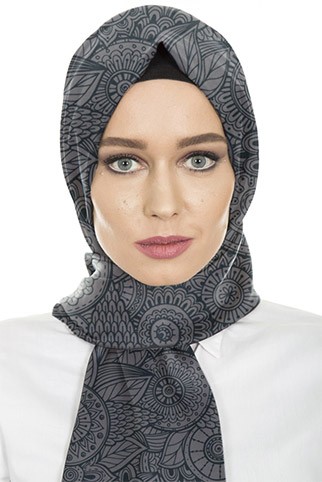 Sheeba Black Tribal Shawl