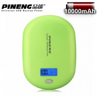 (Sample) PINENG PN-938 10000mAh Power Bank (Green)