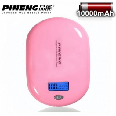 (Sample) PINENG PN-938 10000mAh Power Bank (Pink)