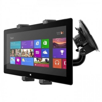 (Sample) Sturdy tablet mount for Microsoft Surface Pro - ADJUSTABLE - can be used with case.