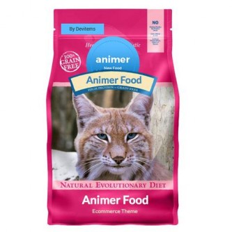 Animer Food Dry Cat Food Natural Evolutionary Diet