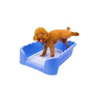 Dog Potty Trainer / Litter Box With Grate 