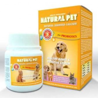 Natural Pet Seaweed Calcium Plus Probiotics (100g Powder)