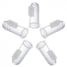 Pet Soft Silicone Finger ToothBrush (5 pcs)