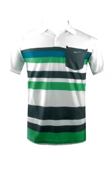 (Sample) Nike Fashion Stretch Stripe Polo Shirt