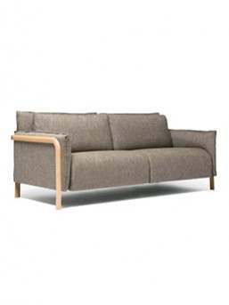 Brown Two Seater Sofa 