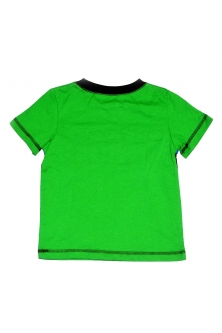 (Sample) Stripy Baby Tee Green