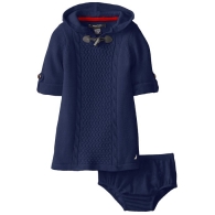 (Sample) Nautica Baby-Girls Infant Hooded Sweater (Blue)
