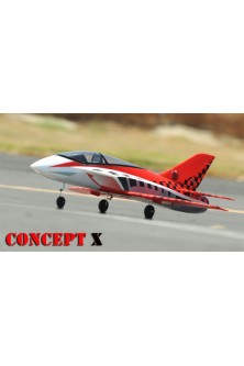 (Sample) FireFox Concept X 2.4Ghz 4S Lipo, Brushless 64mm Ducted Fan RC Jet RTF